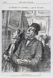 At the Louvre, a Sunday Amateur, from 